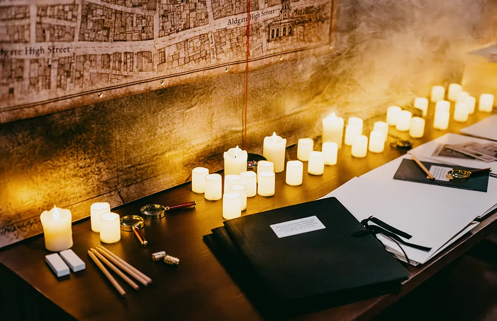 Investigative case files for Jack the Ripper in DorianGrey Tallinn