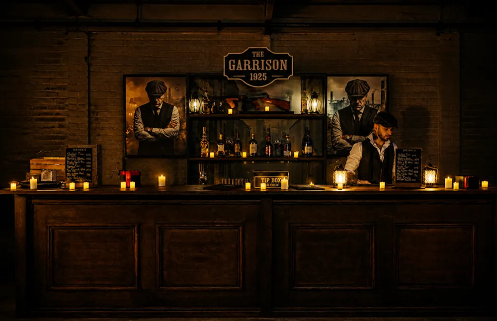 The Garrison bar inside DorianGrey Black Penny Society event in Tallinn